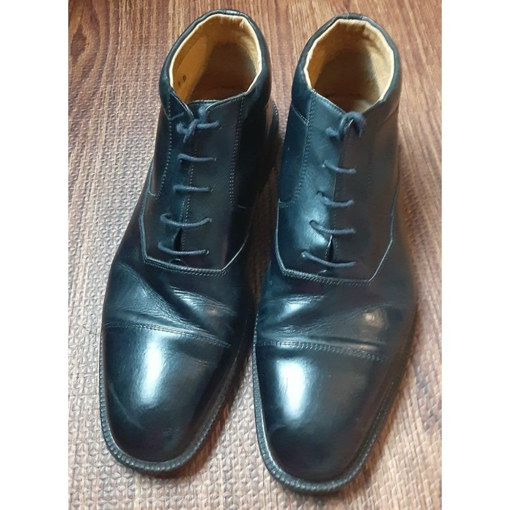 JOHNSTON & MURPHY CELLINI BLACK Boots 9M